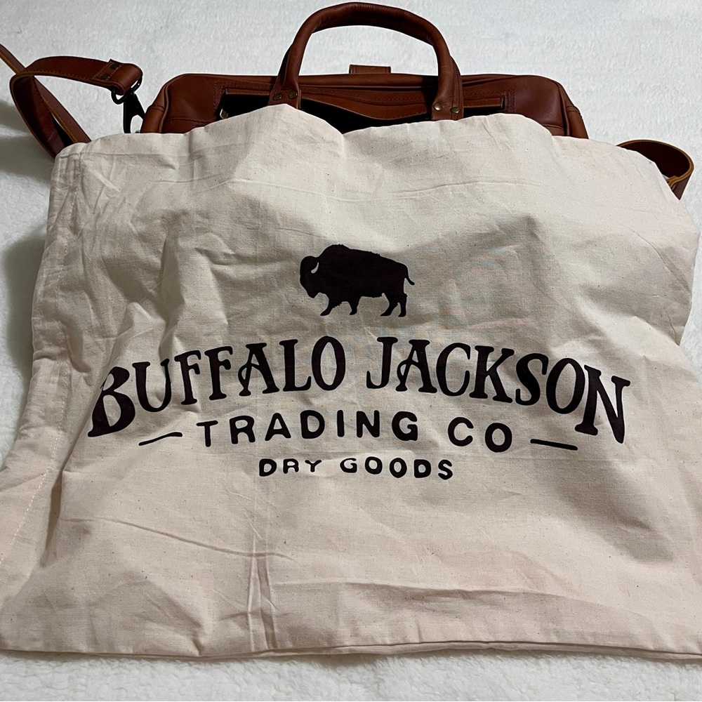Buffalo Trading Company Roosevelt Buffalo Leather Pilot Bag - Like new! - Picture 8 of 14